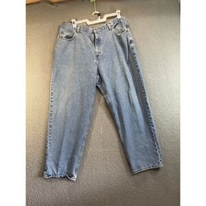 RedHead Jeans Mens 42x30 Blue Denim Fleece‎ Lined Medium Wash Work Wear